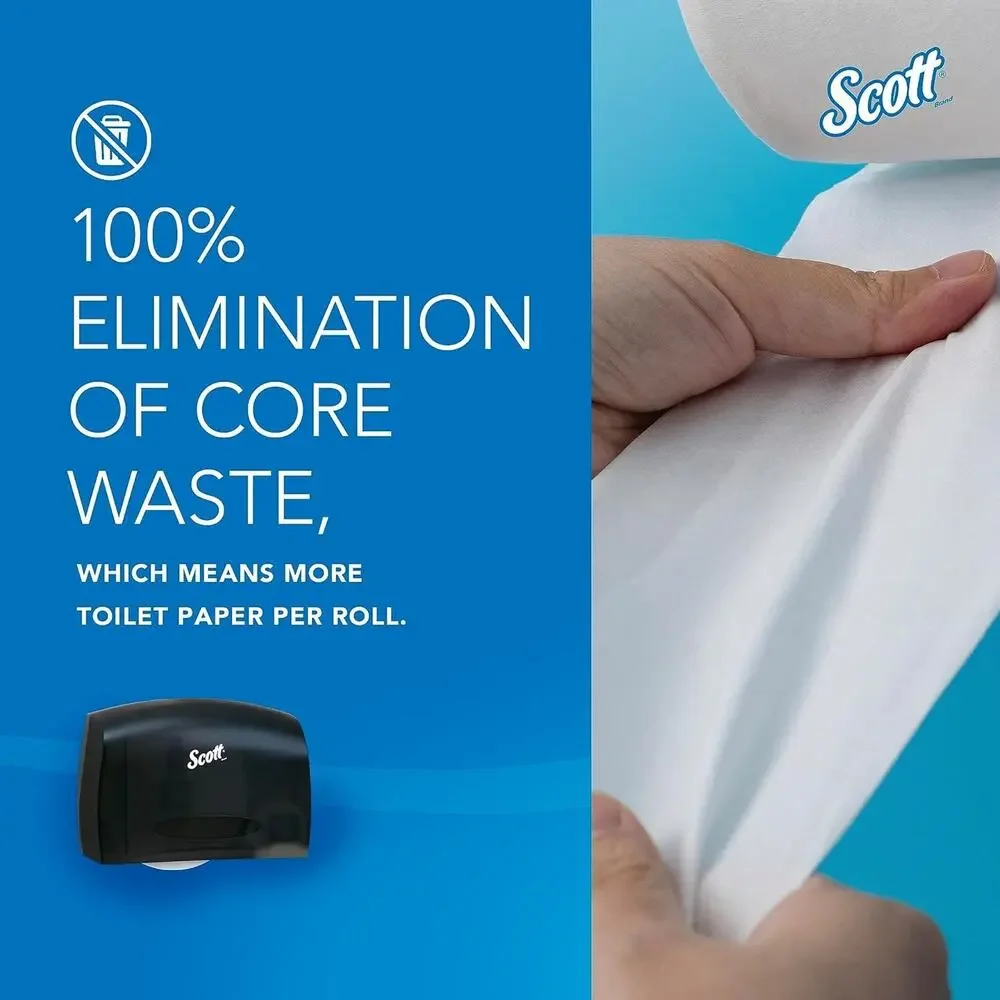 Scott 09602-04 Essential Coreless Jumbo Roll Tissue Dispenser for Business 14
